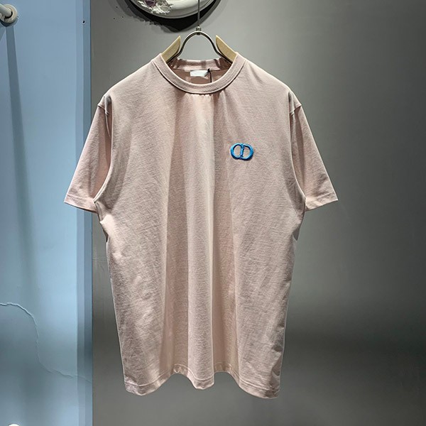 高品質 ディオール コピー CDアイコン Tシャツ 刺しゅう クルーネック 2色 013J600A067